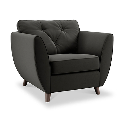 Edison Velvet Armchair
