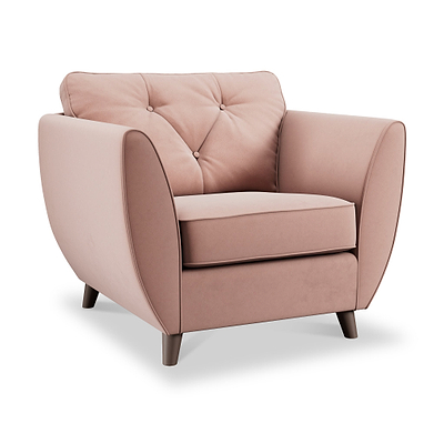 Edison Velvet Armchair