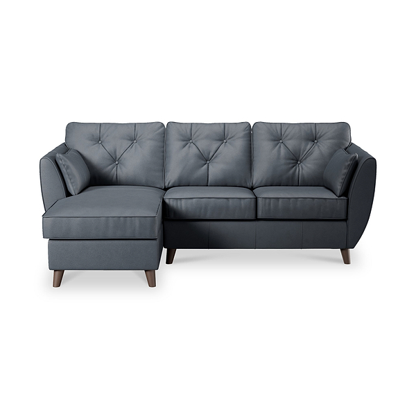 Edison Leather Chaise Sofa
