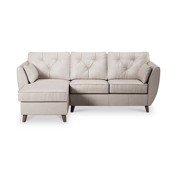 Edison Leather Chaise Sofa