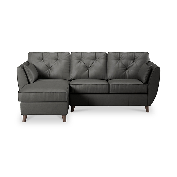 Edison Leather Chaise Sofa