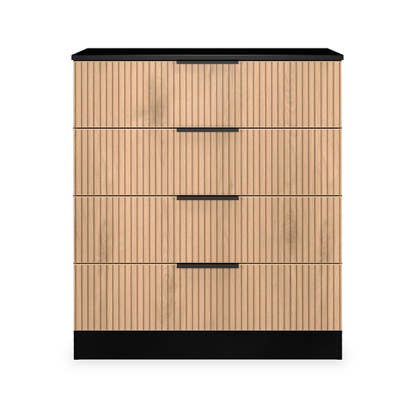Jago Slatted Effect 4 Drawer Chest