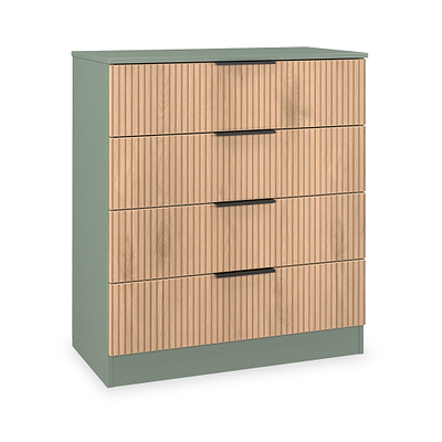 Jago Slatted Effect 4 Drawer Chest