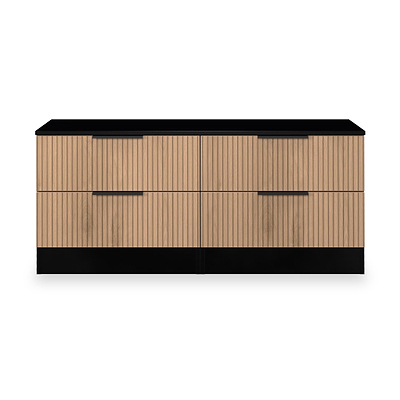 Jago Slatted Effect 4 Drawer Bed Box