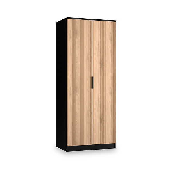 Jago Slatted Effect 2 Door Wardrobe