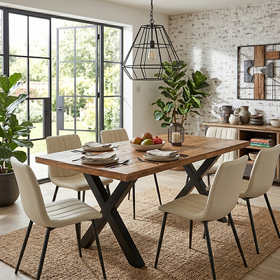 Benjin 180cm Mango Wood Dining Table