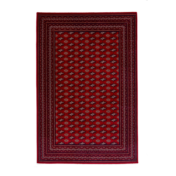 Belvett Traditional Diamond Pattern Rug