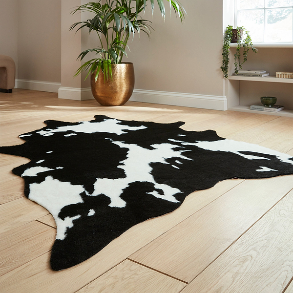 Bellaire Faux Cow Print Rug