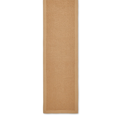 Ford Herringbone Jute Border Rug
