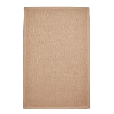 Ford Herringbone Jute Border Rug
