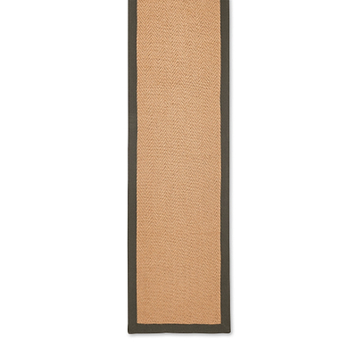 Ford Herringbone Jute Border Rug