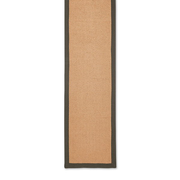Ford Herringbone Jute Border Rug