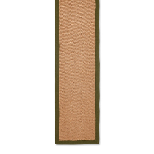 Ford Herringbone Jute Border Rug