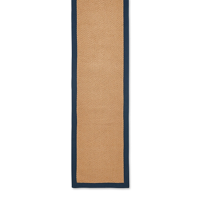 Ford Herringbone Jute Border Rug