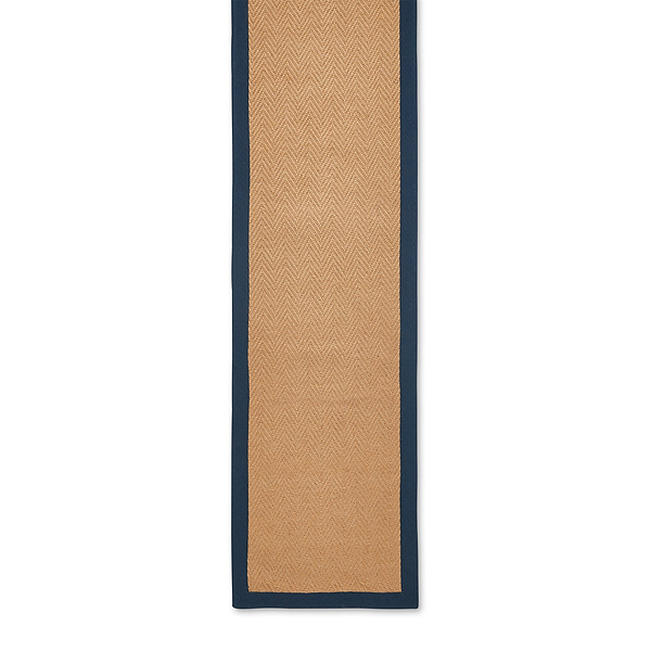Ford Herringbone Jute Border Rug