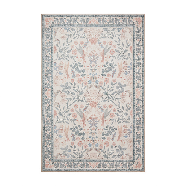 Rosa Classic Floral Print Rug