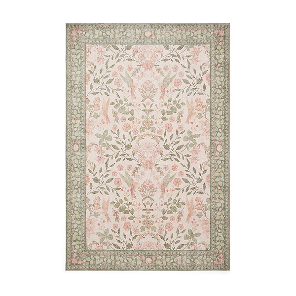 Rosa Classic Floral Print Rug