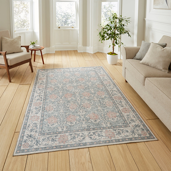 Aubrie Classic Floral Print Rug