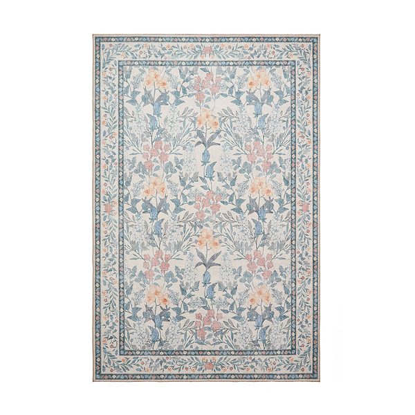 Mila Classic Floral Print Rug