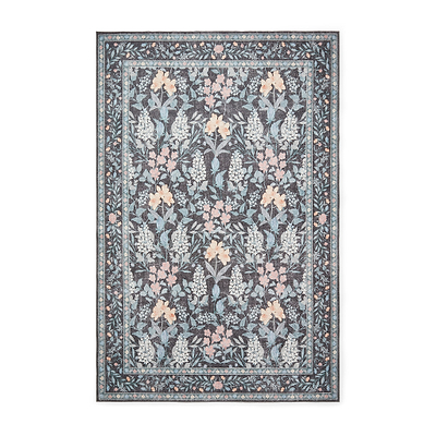 Mila Classic Floral Print Rug