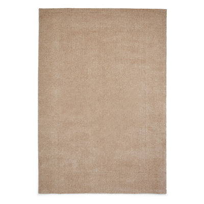 Lauder Plain Wool Border Rug