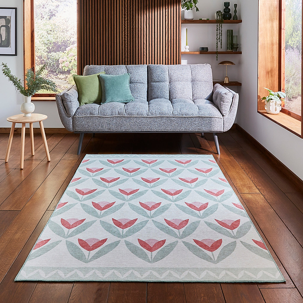 Scion Tulip Trellis Washable Rug