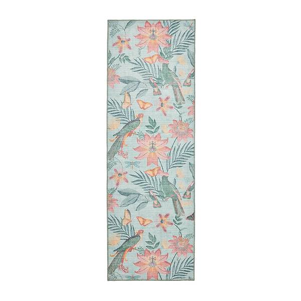 Amaya Tropical Birds Washable Rug