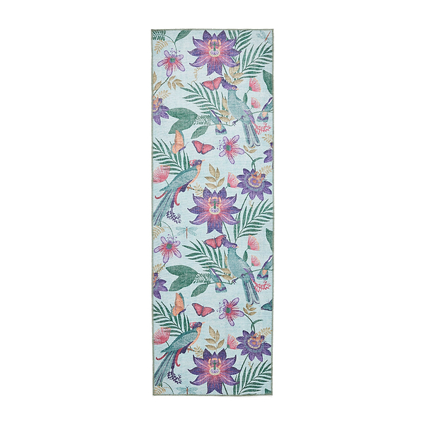 Amaya Tropical Birds Washable Rug