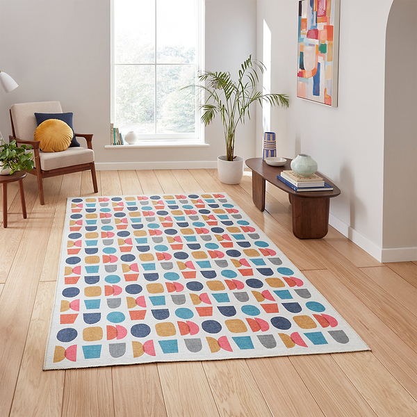 Connect Geo Print Rug