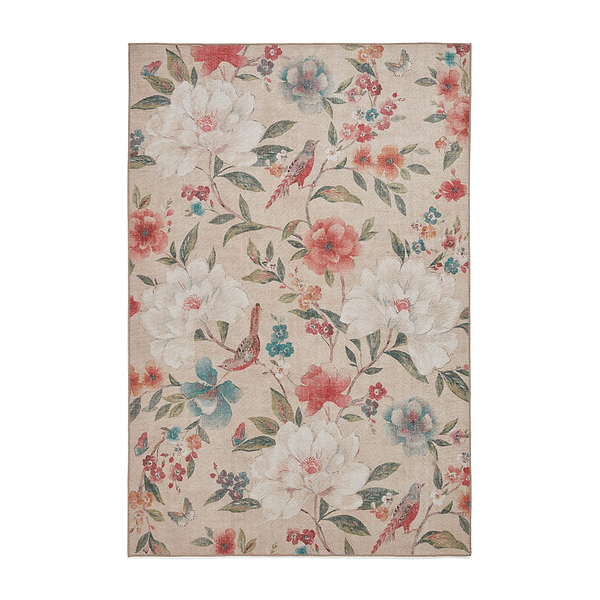 Pippa Floral Washable Rug