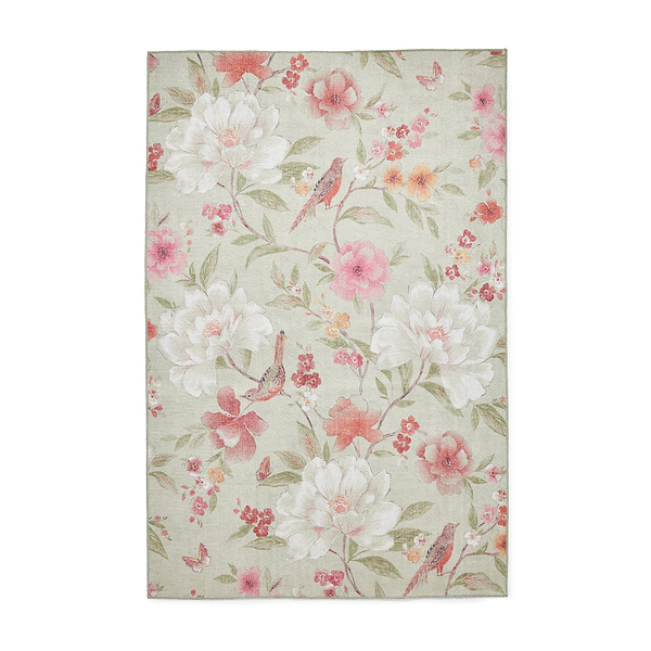 Pippa Floral Washable Rug