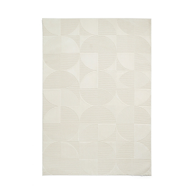 Retro Circles Washable Rug
