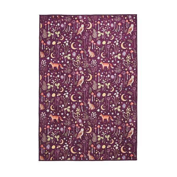 Twilight Animals Washable Rug