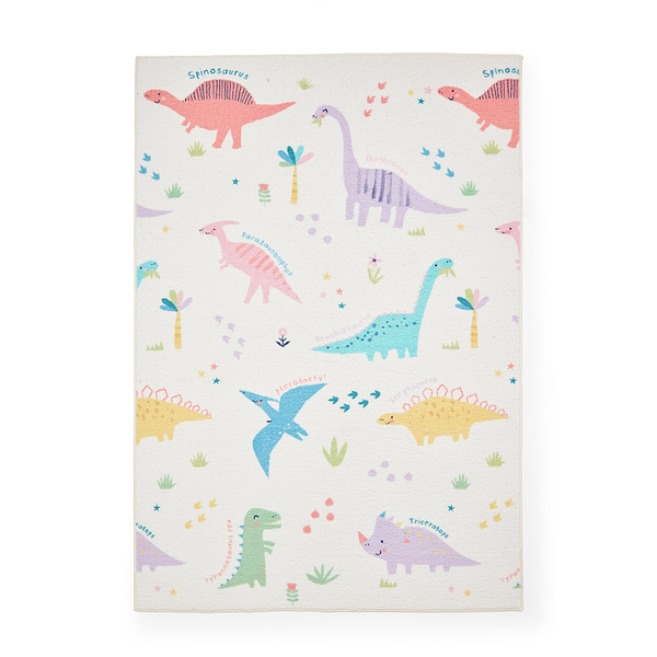 Kids Dinosaur Friends Washable Rug