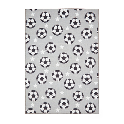 Kids Football Stars Washable Rug