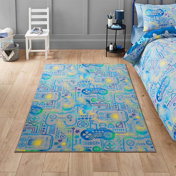 Kids Gamer Washable Rug