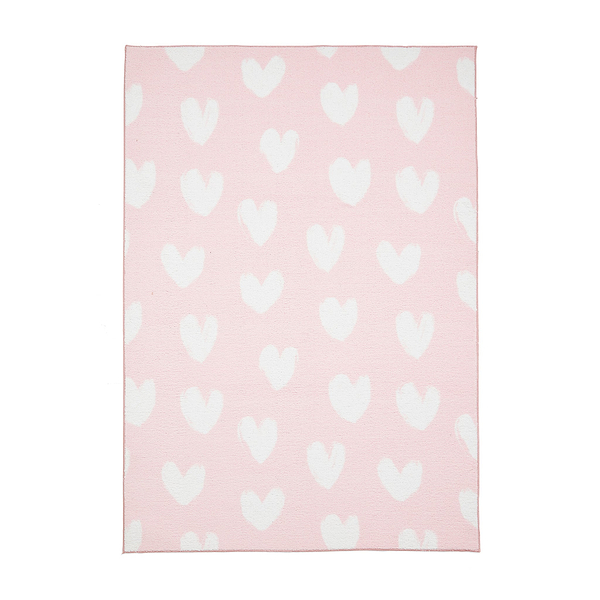 Kids Hearts Washable Rug