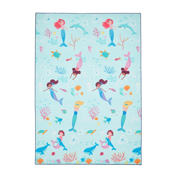 Kids Mermaid Washable Rug