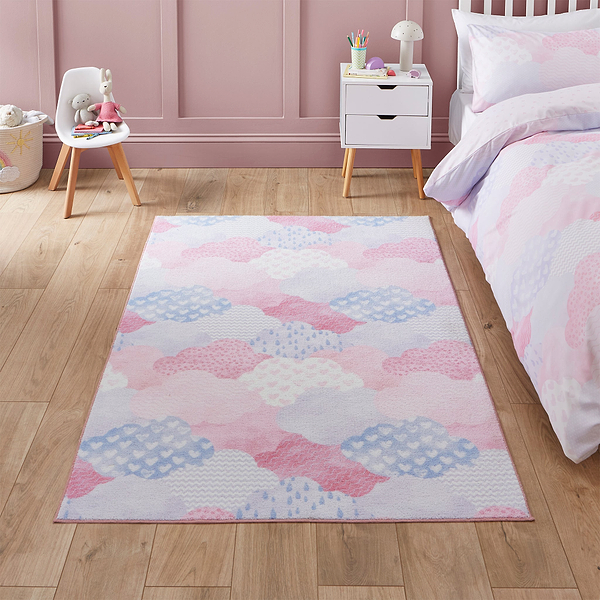 Kids Soft As A Cloud Washable Rug