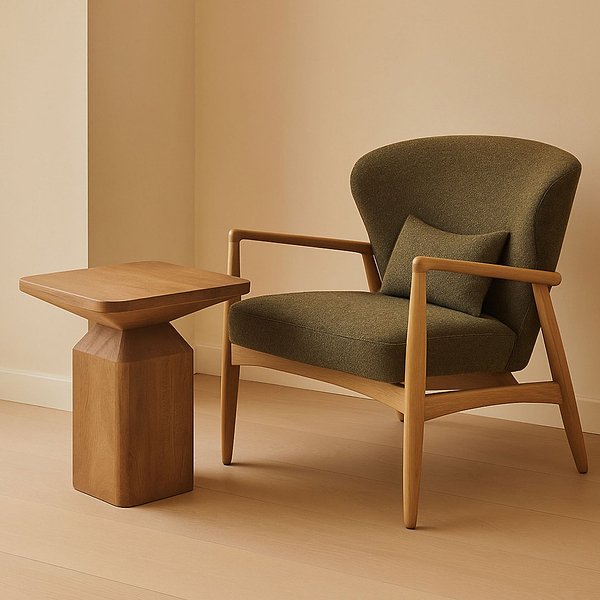Nao Mango Wood Lamp Table