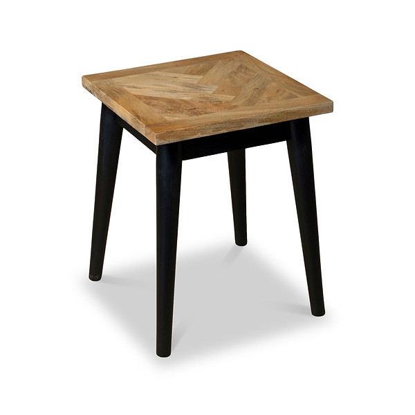 Maeko Parquet Mango Wood Lamp Table
