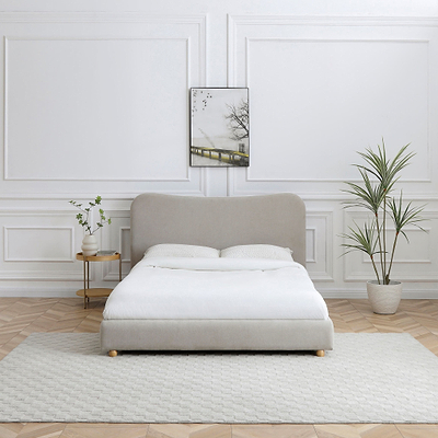 Tolliver Curved Headboard Bed Frame