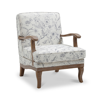 Bailey Meadow Print Accent Chair