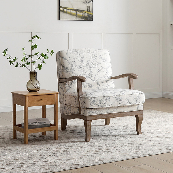 Bailey Meadow Print Accent Chair