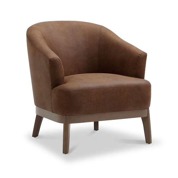Calloway Faux Leather Accent Chair