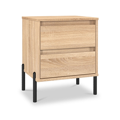 Axton 2 Drawer Bedside Table