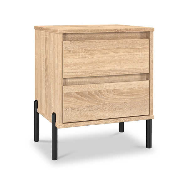 Axton 2 Drawer Bedside Table