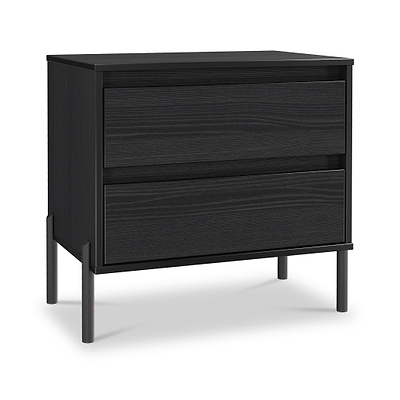 Axton 2 Drawer Wide Bedside Table