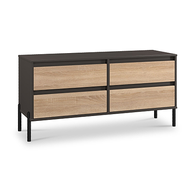 Axton 4 Drawer Low Storage Unit