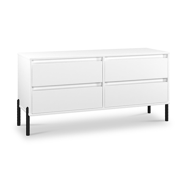 Axton 4 Drawer Low Storage Unit